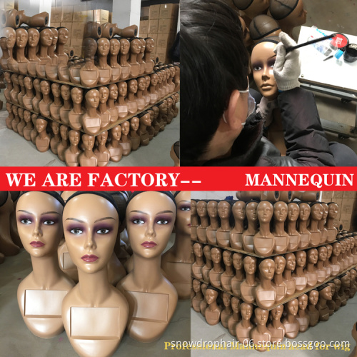 Cheap mannequin heads white glossy custom with removable eyelids beautiful realistic wig display mannequin head with make up
